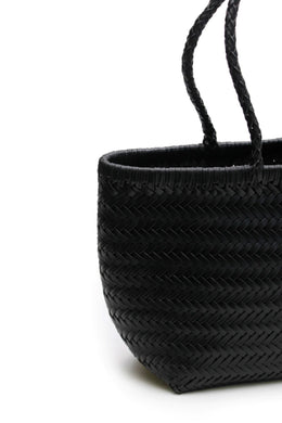 La Tribe - Amelia Woven Bag, Black
