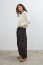 Commonplace - Boundary Double Layer Barrel Pant, Black