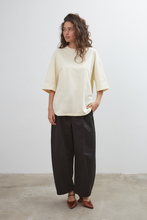 Commonplace - Boundary Double Layer Barrel Pant, Black