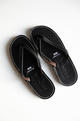 McKinlays X Commonplace - Boundary Sandal, Black/ White