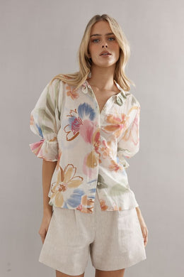 Caitlin Crisp - Soho Blouse, Tea Party Floral
