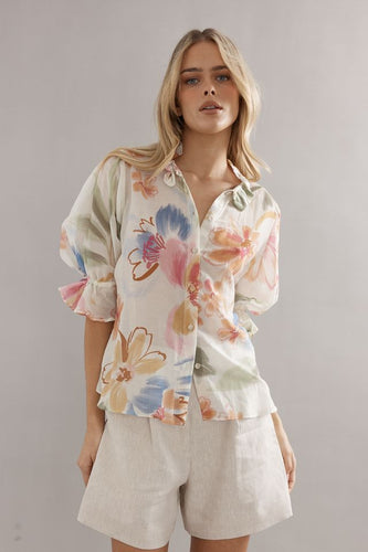 Caitlin Crisp - Soho Blouse, Tea Party Floral