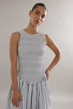 Caitlin Crisp - Celine Dress, Navy Stripe