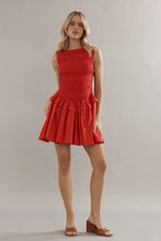 Caitlin Crisp - Cindy Lou Mini Dress, Cherry Red