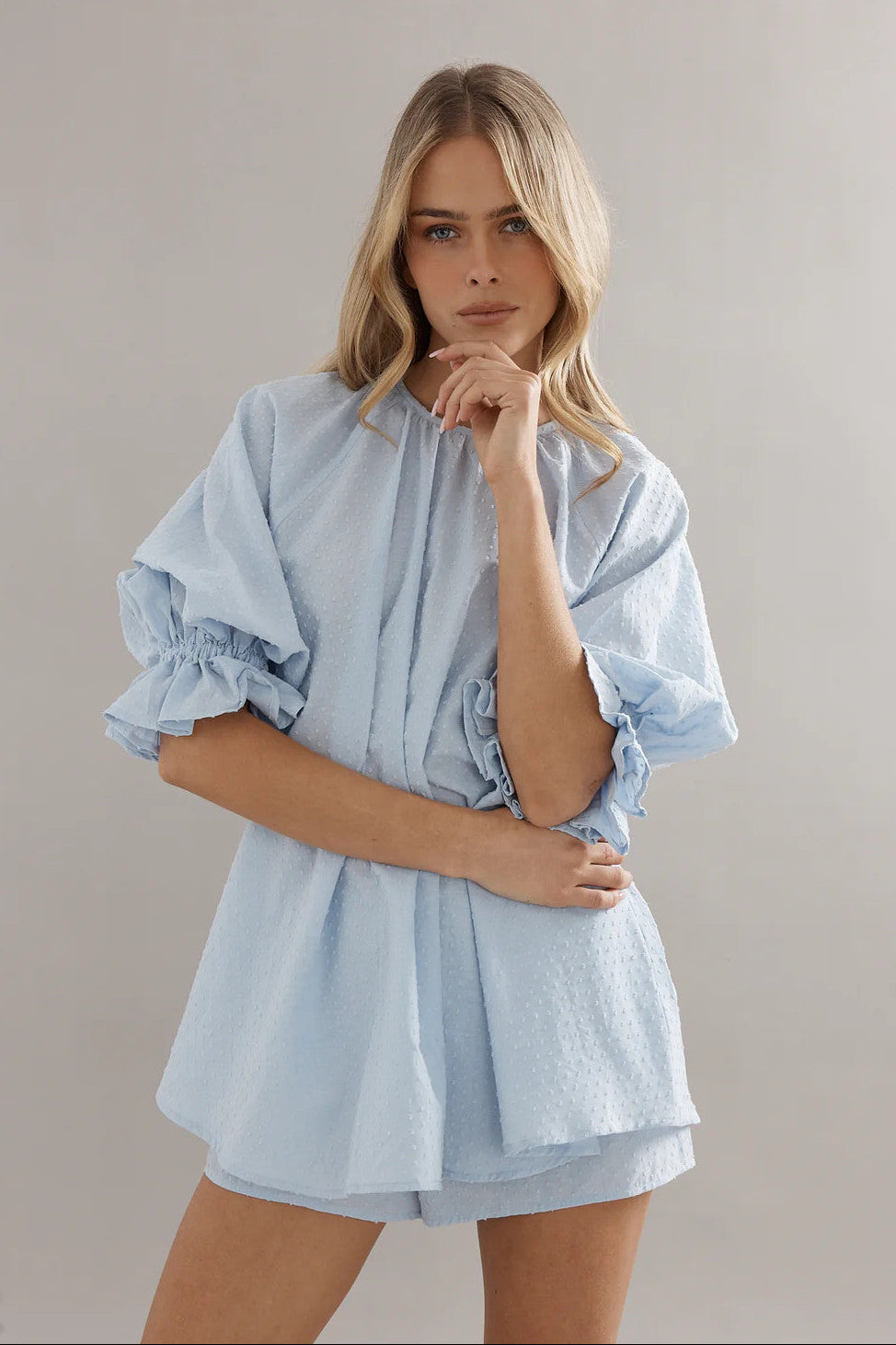 Caitlin Crisp - Horizon Top, Blue