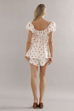 Caitlin Crisp - Isla Blouse, Pink Spot Linen