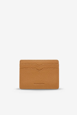 Status Anxiety - Together For Now Card Holder, Tan