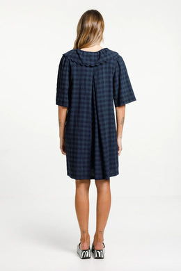 Thing Thing - Coco Dress, Navy Check