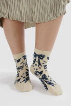 Baggu - Crew Sock, Cherub Bows