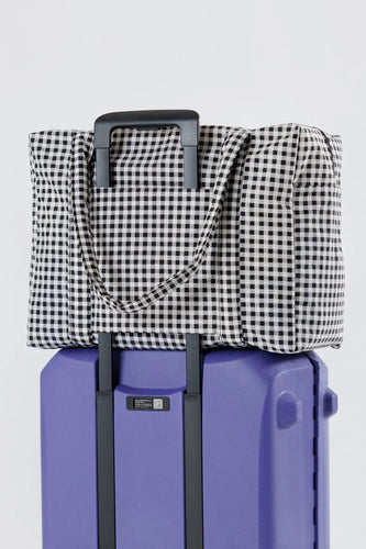 Baggu - Cloud Carry On, Black White Gingham