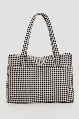 Baggu - Cloud Carry On, Black White Gingham