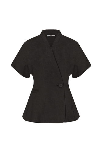 Ruby - Coco Short Sleeve Blazer, Black