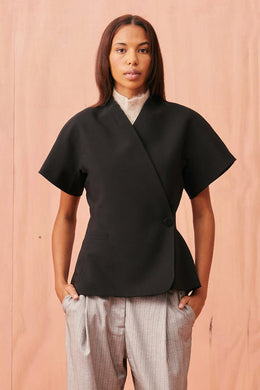 Ruby - Coco Short Sleeve Blazer, Black