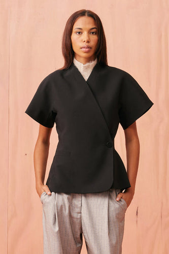 Ruby - Coco Short Sleeve Blazer, Black