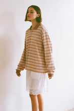 Commonplace - Common Polo, Muted Sunset Stripe