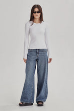 Commoners - Womens Base LS Ribbed Tee, White