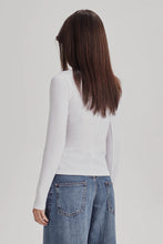 Commoners - Womens Base LS Ribbed Tee, White