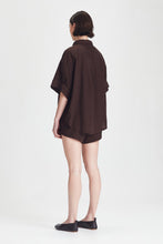Commoners - Boyfriend Shirt, Cocoa Linen