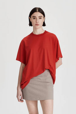 Commoners - Womens Boy Tee,  Red