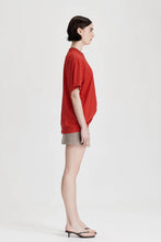 Commoners - Womens Boy Tee,  Red