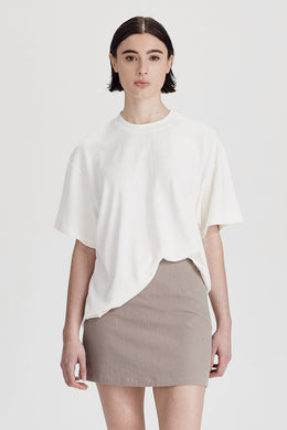 Commoners - Hemp Jersey Boy Tee, Rice White