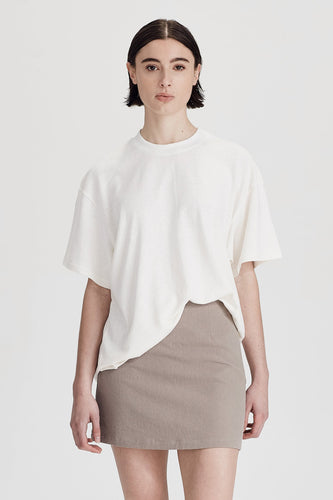 Commoners - Hemp Jersey Boy Tee, Rice White
