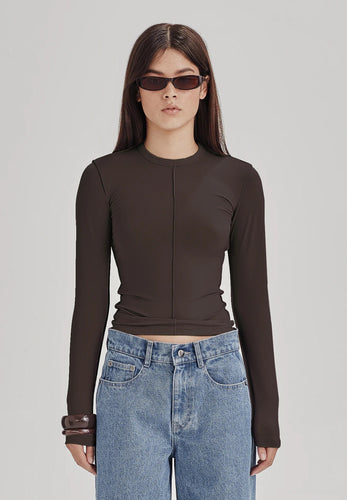 Commoners - Reverse Longsleeve Tee, Cola