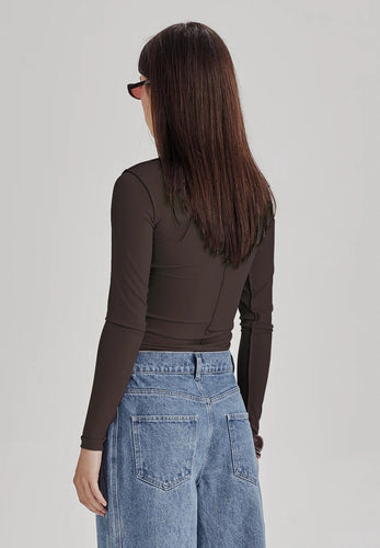 Commoners - Reverse Longsleeve Tee, Cola