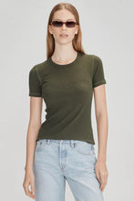 Commoners - Womens Base SS Ribbed Tee, Khaki
