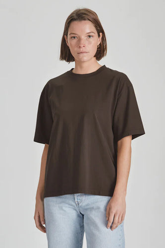 Commoners - Organic Cotton Relaxed Tee, Cocoa