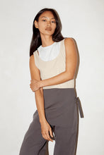 Commonplace - Fifi Layered Trouser, Taupe