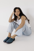 Commonplace x McKinlays - Anderson Slip On, Petrol Nubuck