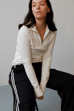 Commonplace - Cardrona 1/4 Zip, Cream