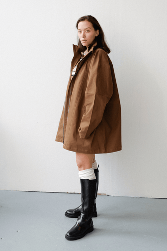 Commonplace - City Twill Jacket, Coffee