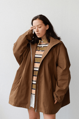 Commonplace - City Twill Jacket, Coffee
