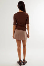 Commonplace - Picnic Skort, Choc Gingham