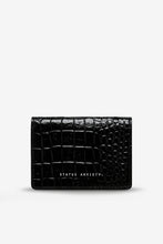 Status Anxiety - Easy Does it Wallet, Black Croc Emboss