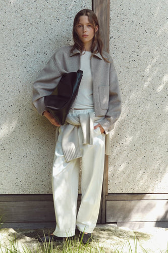 Assembly Label - Dallas Wool Jacket, Pebble