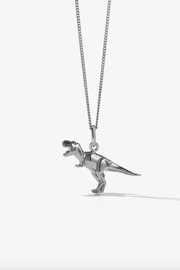 Meadowlark - Dinosaur Charm Necklace, Sterling Silver