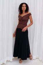Dominique Healy - Niveah Tee, Chocolate Rib