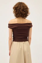 Dominique Healy - Niveah Tee, Chocolate Rib