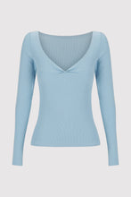 Dominique Healy - Jillian Longsleeve, Blue Rib
