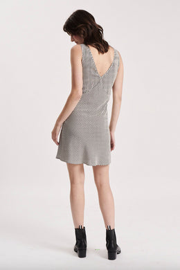 Rollas - Eliza Mini Capri Stripe Dress, Faded Black