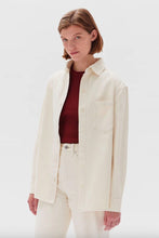 Assembly Label - Womens Denim Overshirt, Ecru
