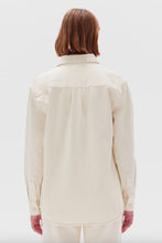 Assembly Label - Womens Denim Overshirt, Ecru
