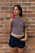 Ruby - Emma Knit Top, Riviera Stripe