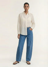 Staple The Label - Etoile Oversized LS Shirt, Cream Spot