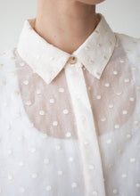 Staple The Label - Etoile Oversized LS Shirt, Cream Spot