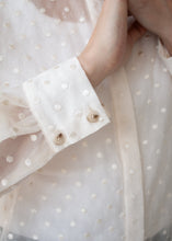 Staple The Label - Etoile Oversized LS Shirt, Cream Spot