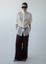 Staple The Label - Etoile Oversized LS Shirt, Cream Spot